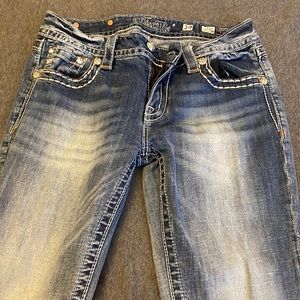 Miss Me ankle jeans. Size 29. Medium wash